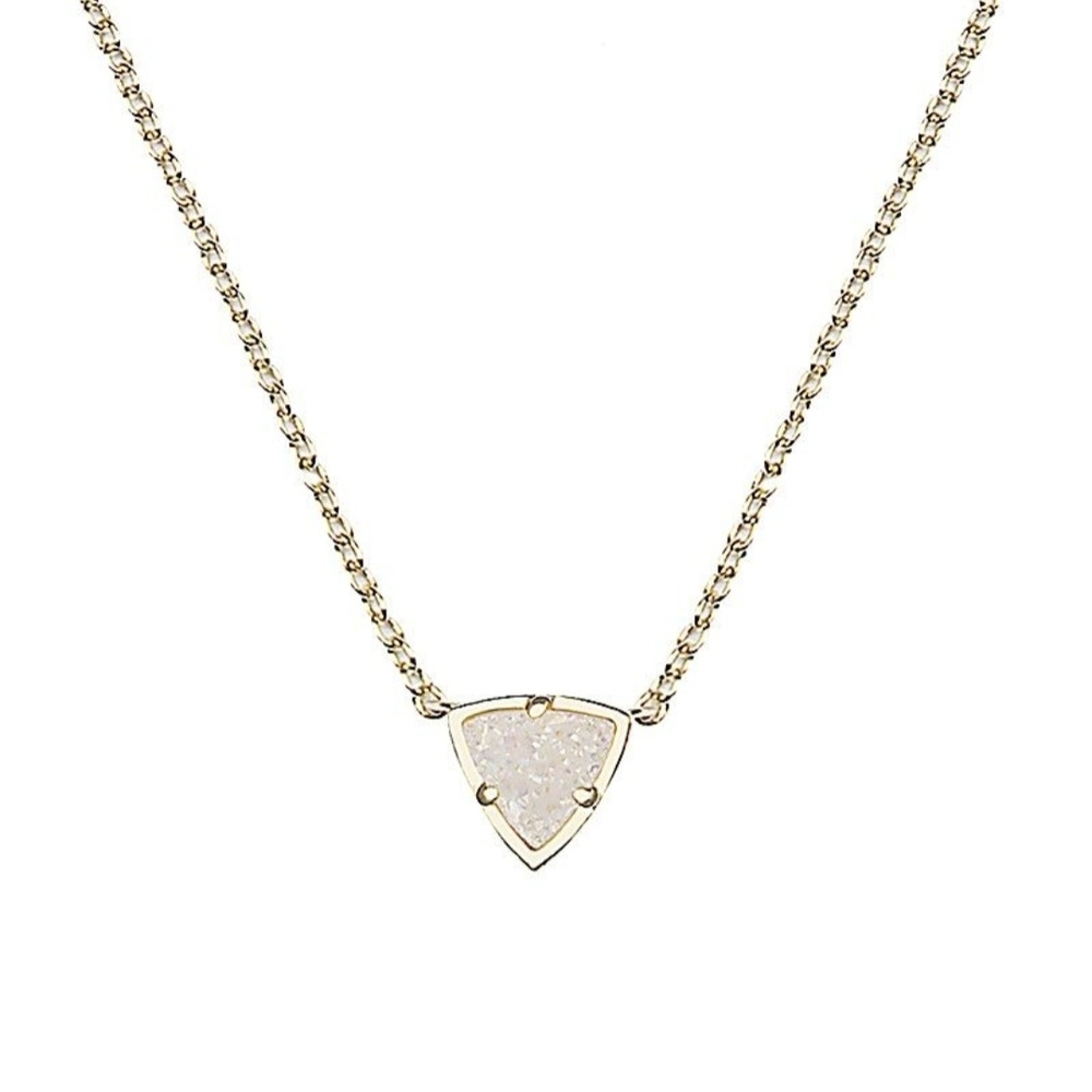 Kendra Scott Perry Necklace With Iridescent Druzy